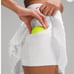 Lululemon Varsity HR Pleated Tennis Skirt color WHT Sz 6