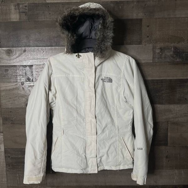 The North Face 550 Down Fur Hooded Coat Womens Small
