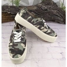 COOL PLANET By Steve Madden Stream Camouflage Sneakers