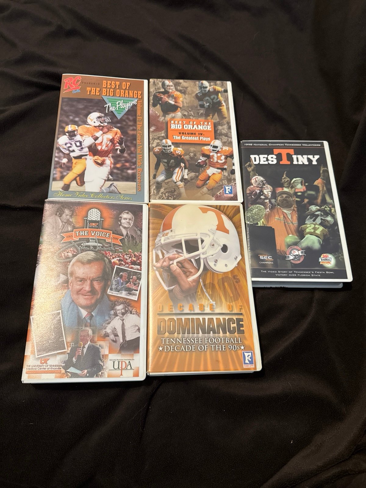 Vintage Tennessee Vols VHS Lot