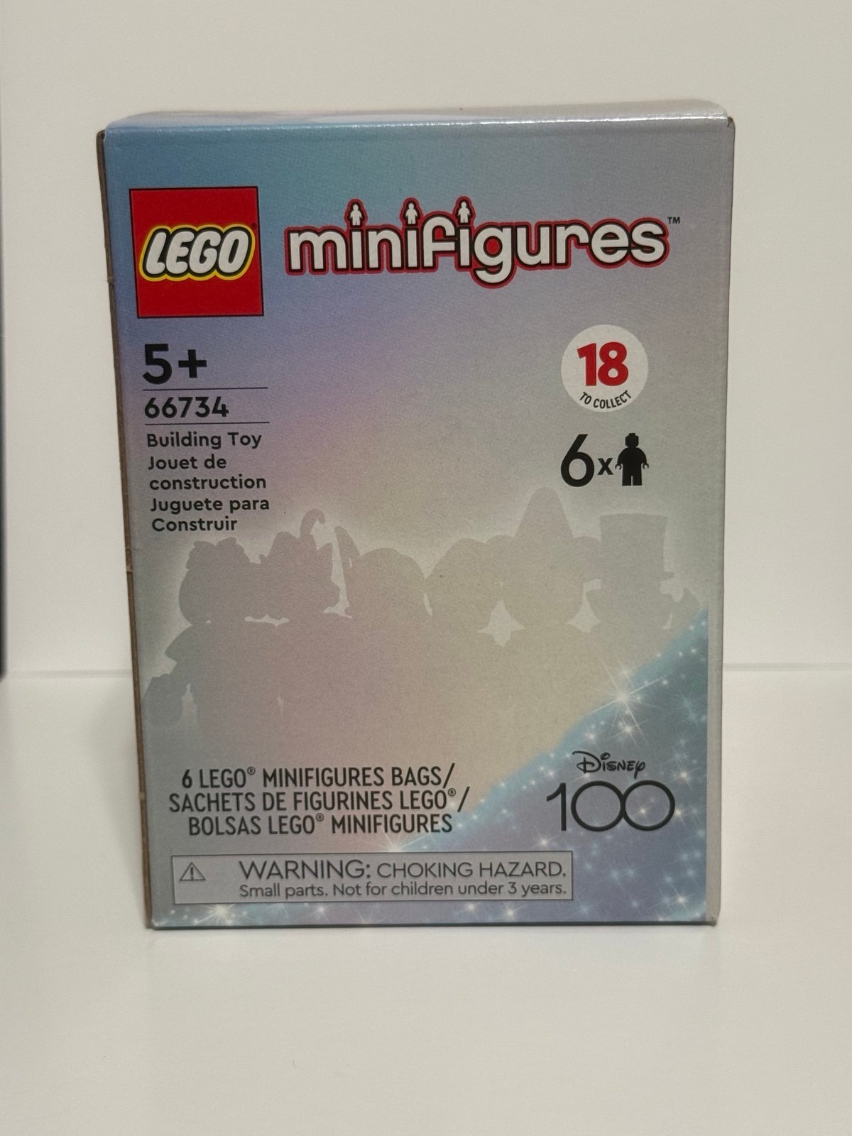 Lego Disney 100 Minifigures 6 Pack set 66734 New Sealed Condition Retired