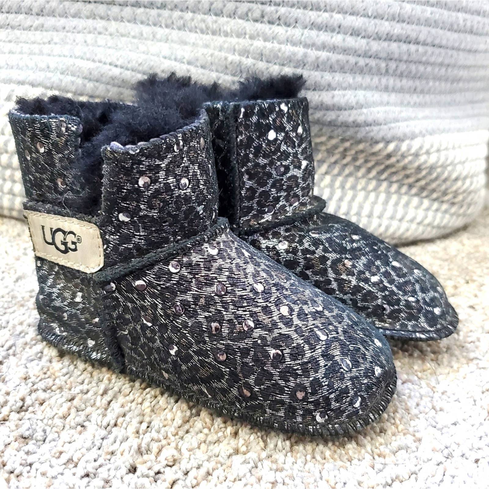 UGG Baby Leopard Pattern Girl Booties