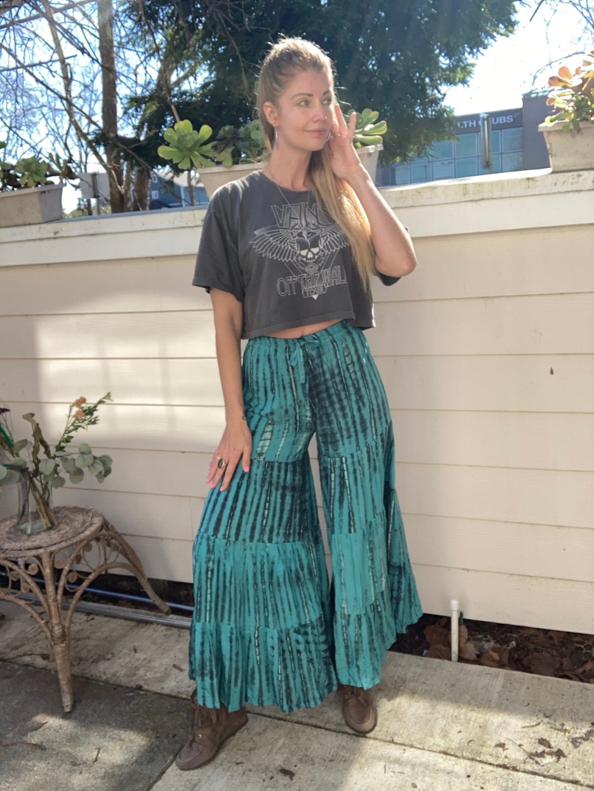 Beautiful tie dyed palazzo pants