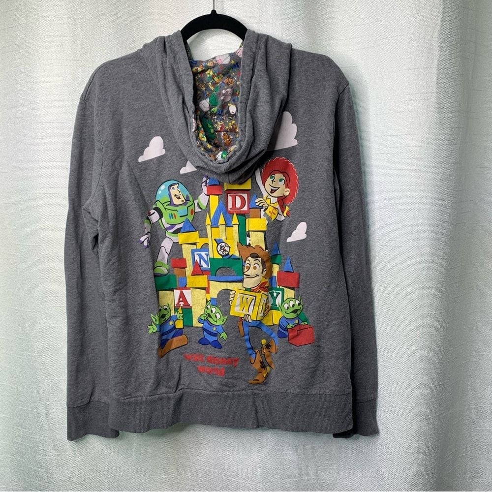 Disney Parks Disney World Toy Story full zip hooded jacket XL women's