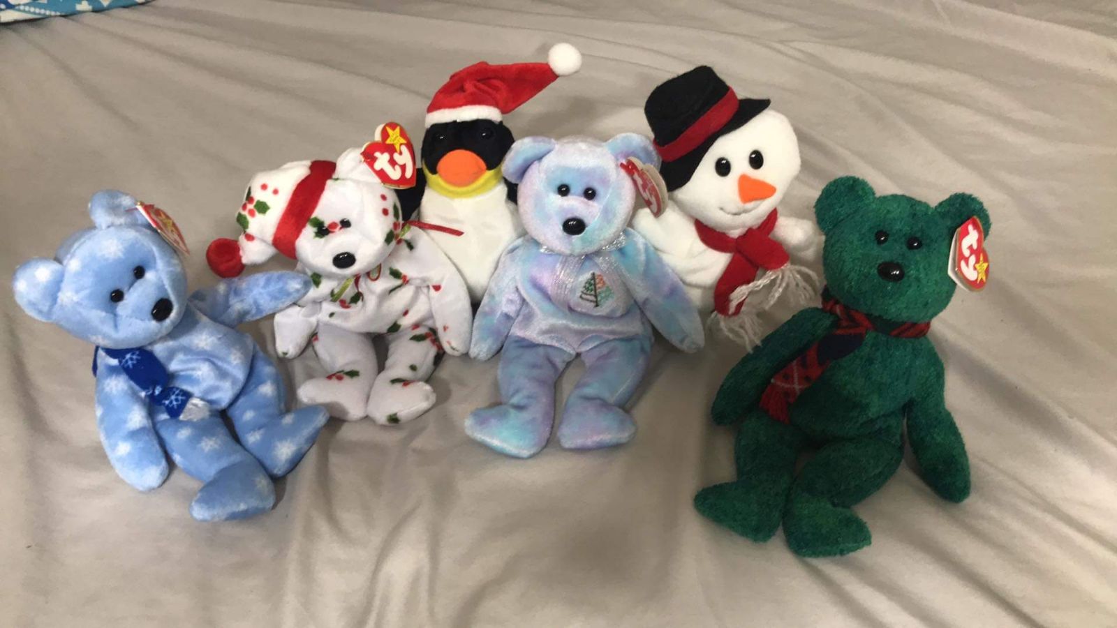 Ty Beanie Babies Christmas Lot