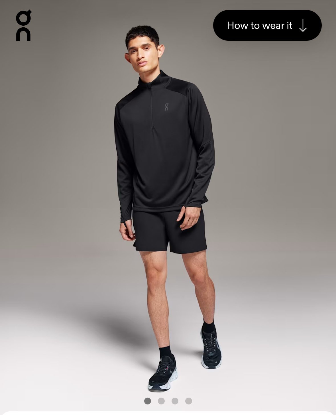 NWT- On Climate Shirt, black, size XL