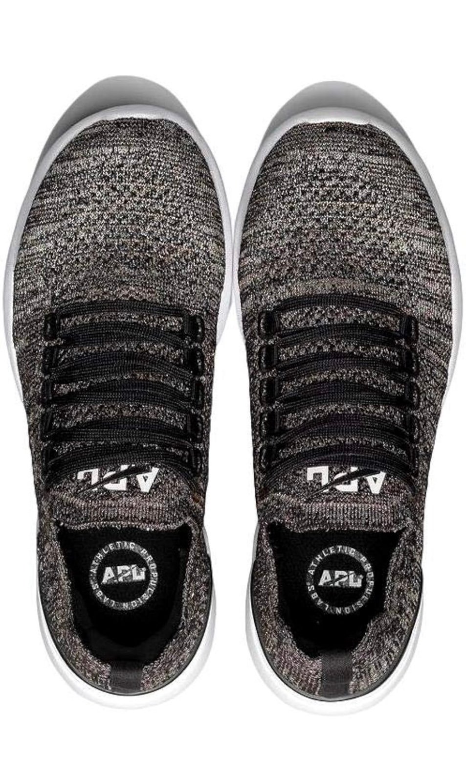 APL Women’s TechLoom Wave Hybrid Running Black Gold Silver Sz 10 Womens