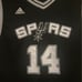 NBA Adidas Youth Sz L San Antonio Spurs #14 Danny Green Black Jersey