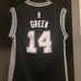 NBA Adidas Youth Sz L San Antonio Spurs #14 Danny Green Black Jersey