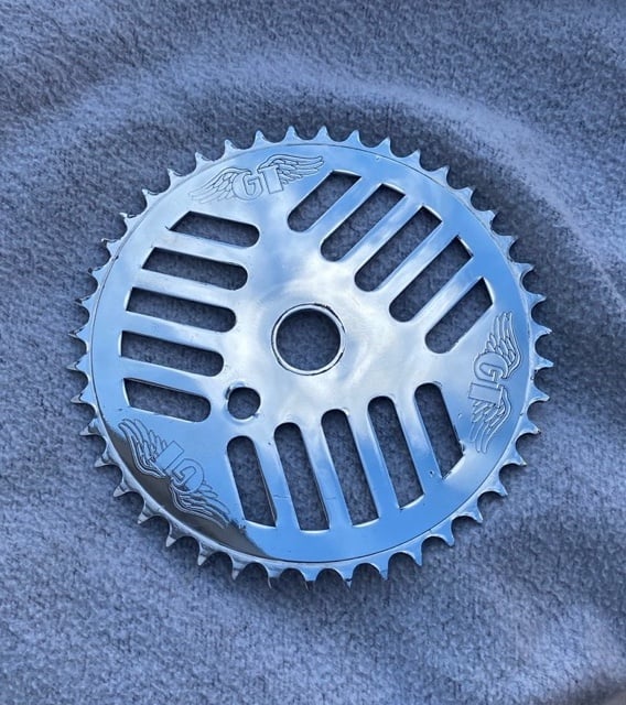 Gt bmx performer aluminum cheese grater sprocket