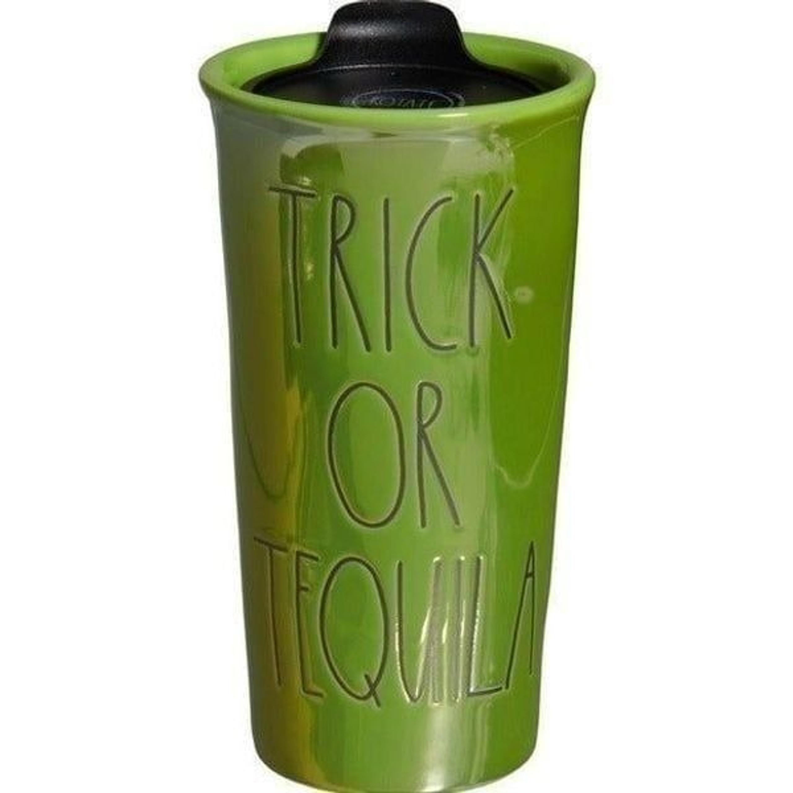 RAE DUNN Trick Or Tequila Travel Mug new