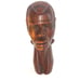 African Hand Carved Wood Head Figurine Sculpture Heavy Bust ~8 Tall