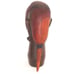 African Hand Carved Wood Head Figurine Sculpture Heavy Bust ~8 Tall