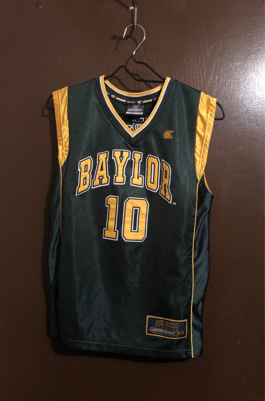 NBAColosseumYouthMGreenBaylorSewnJersey
