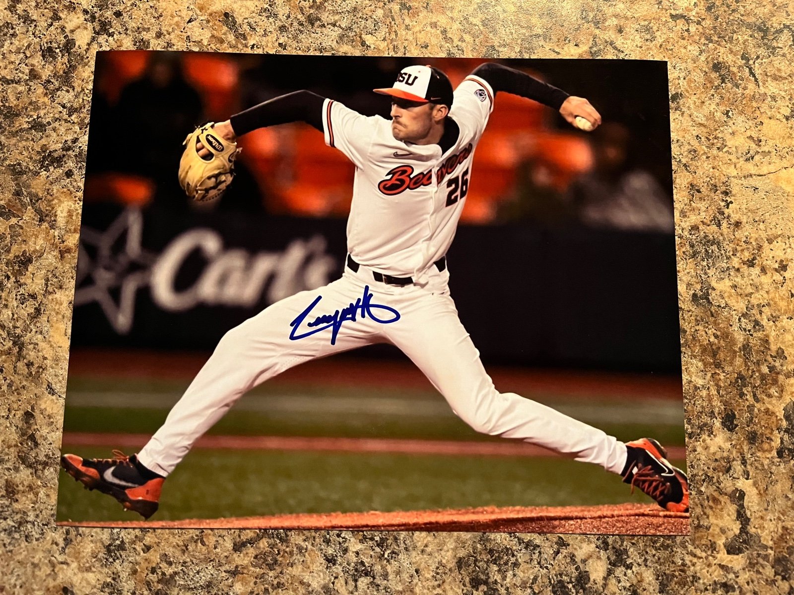 Cooper Hjerpe signed 8x10 St. Louis Cardinals 2022 1st Round