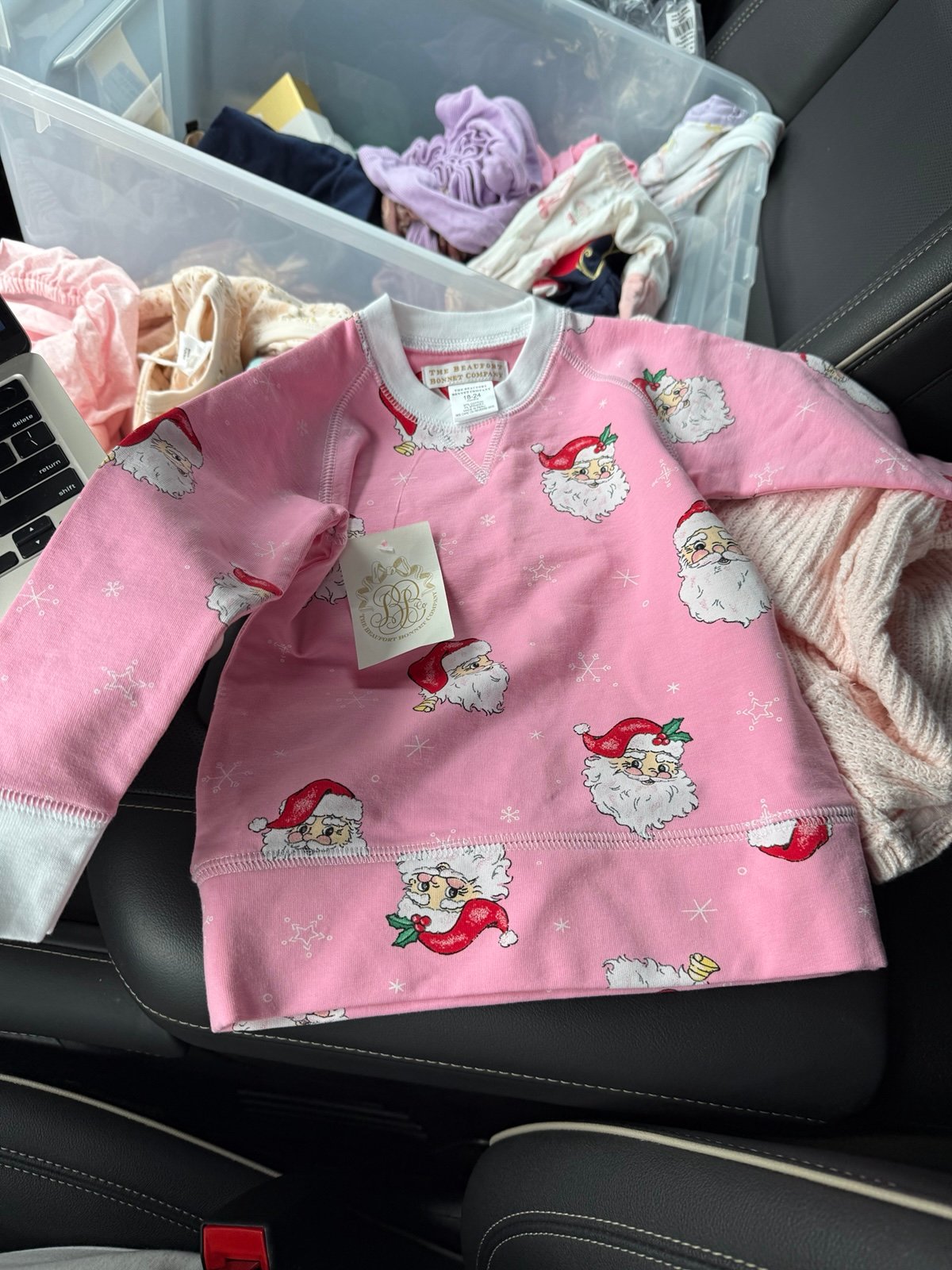 Beaufort bonnet Santa crewneck 18/24m