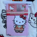 Hello kitty gingerbread shower curtain