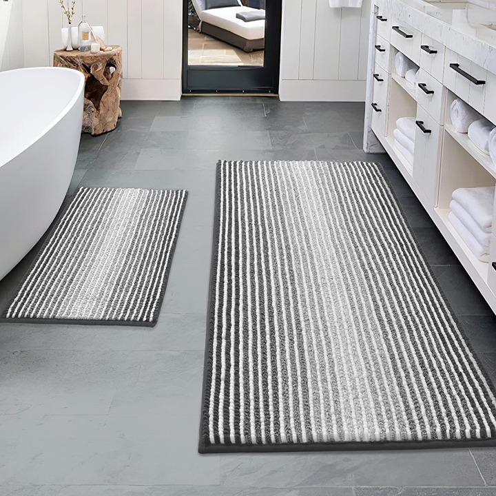 Bathroom Rugs and Mats Sets, 2 Piece 16 x 24\