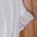 Aritzia Wilfred Ninette Linen Faux Wrap La Boheme Dress in Espace White Medium