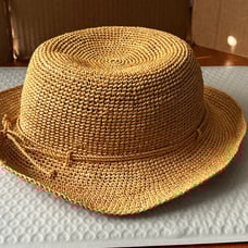 Helen Kaminski Provence Hat NATURAL 100% Raffia Woven Rollable Packable
