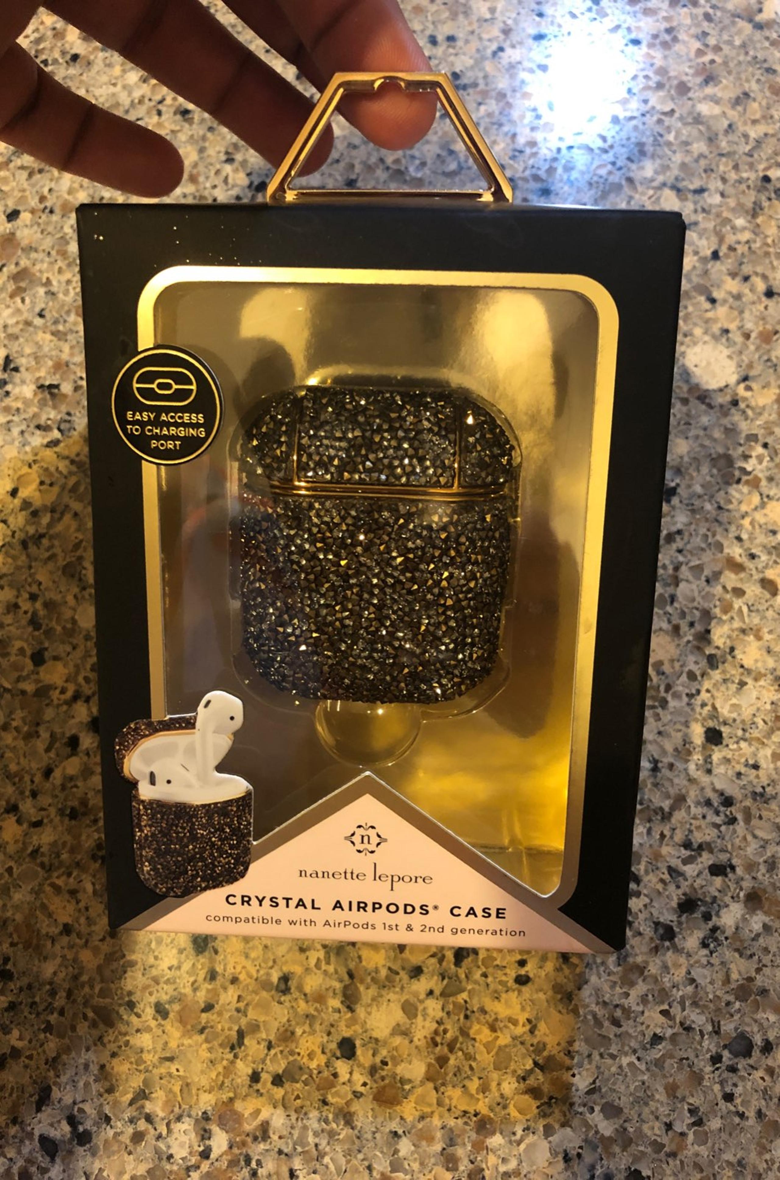 Nanette lepore crystal airpod case 1/2 g