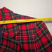 Pendleton VTG Red Tartan Plaid Wool Blazer Size Medium Christmas Holiday USA