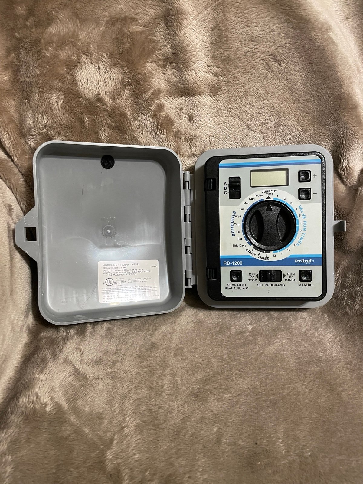 Irritrol / Hardie Rain Dial RD-1200 RD1200 Timer Module