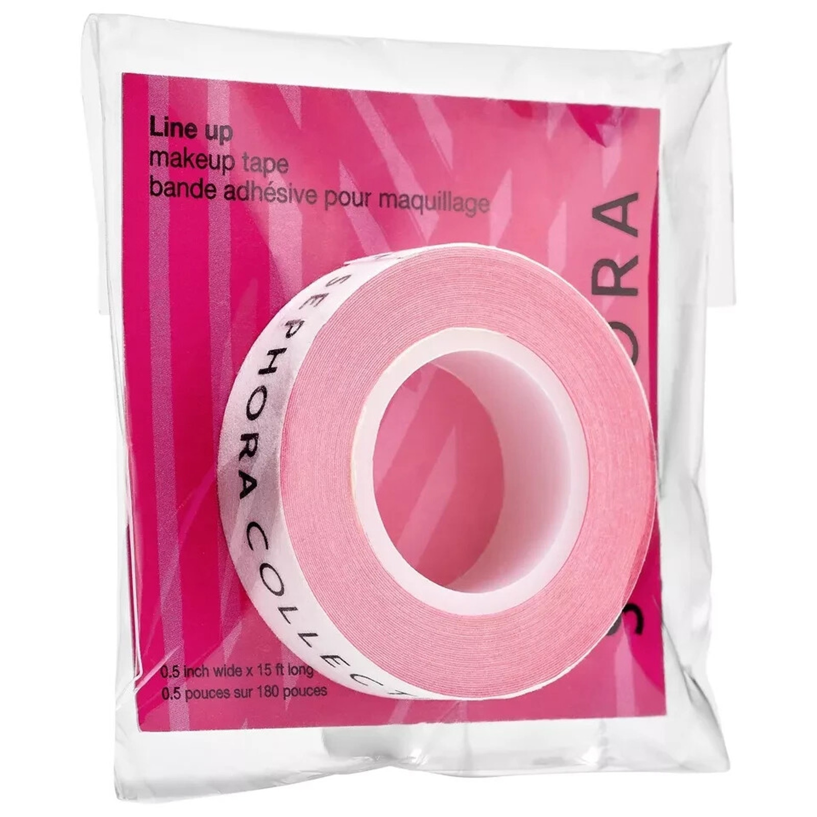 Lot of 5! Sephora line up makeup tape pink NEW.