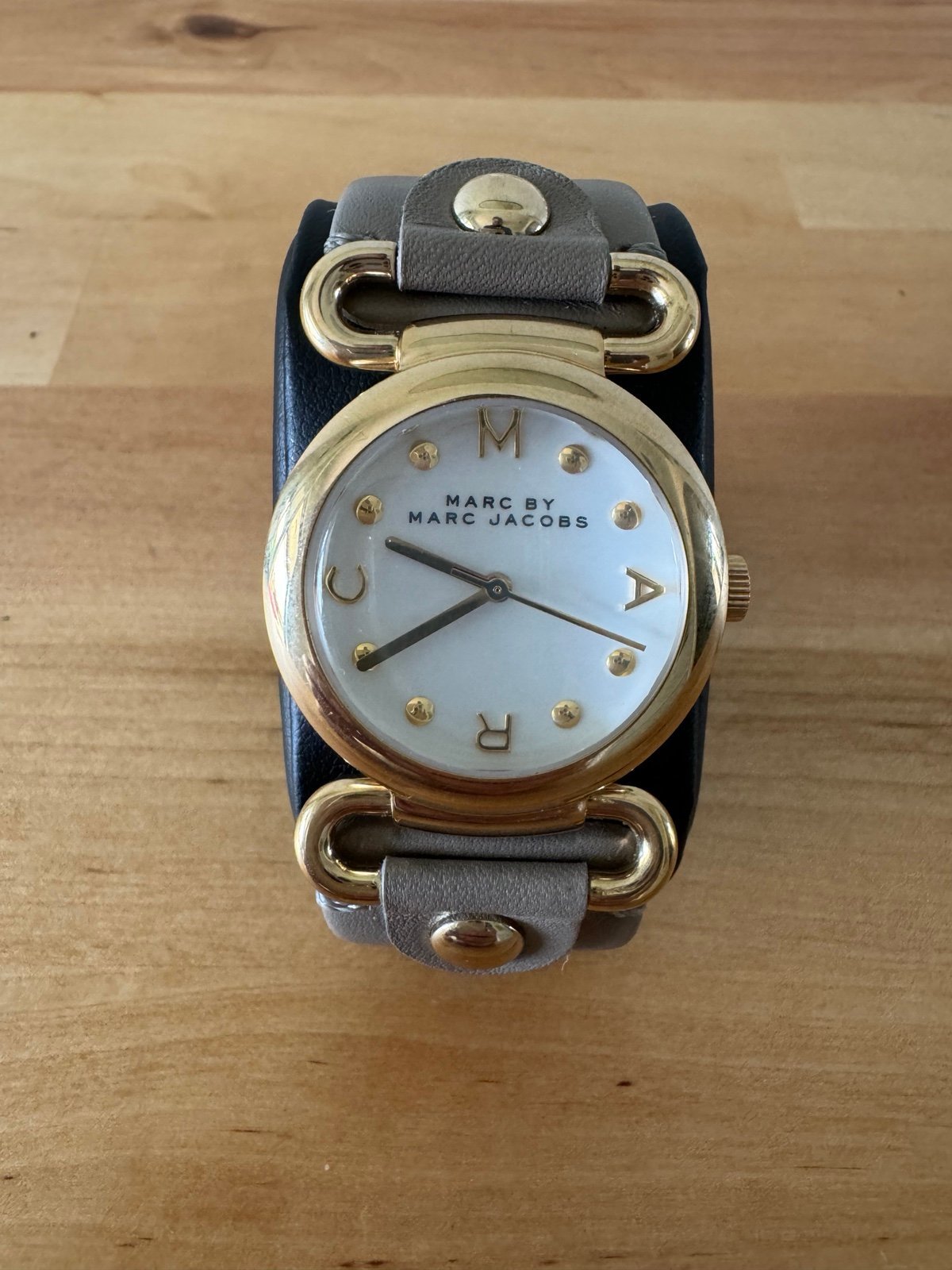 Marc by Marc Jacobs Molly Leather Strap Watch