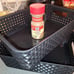 [ 12 Pack ] Plastic Storage Baskets - Small Pantry Organization and Storage Bins