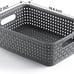 [ 12 Pack ] Plastic Storage Baskets - Small Pantry Organization and Storage Bins