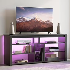 LED Tall TV Stand, Entertainment Center for 55/60/65 inch TV