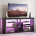 LED Tall TV Stand, Entertainment Center for 55/60/65 inch TV