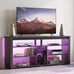 LED Tall TV Stand, Entertainment Center for 55/60/65 inch TV