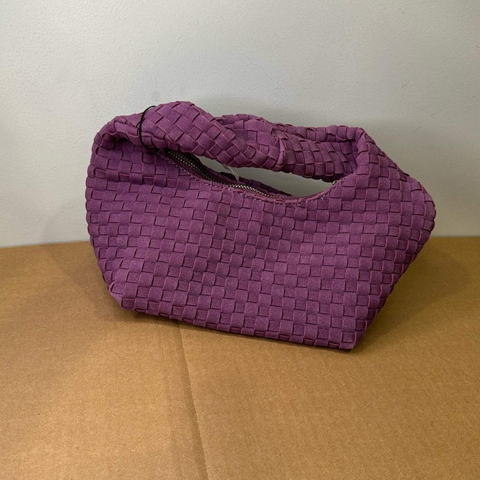 VIRAL NWT Rubi Woven Goldie Mini Handle Purple