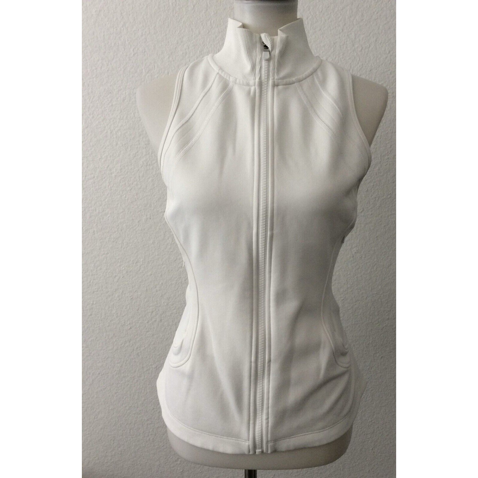 Athleta Vest Evolve Fleece High Neck Zip Activewear Athletic