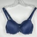 Fantasie Underwired T-Shirt Bra 38D Racerback Convertible NAVY NWOT