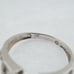 10k White Gold Estate Sale Diamond Engagement Ring SI2 H 0.32 TCW Size 7.50