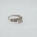 10k White Gold Estate Sale Diamond Engagement Ring SI2 H 0.32 TCW Size 7.50