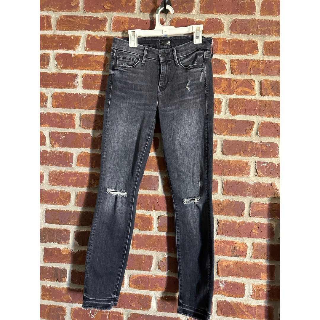 Mother jeans Undone Hem Looker Ankle 25