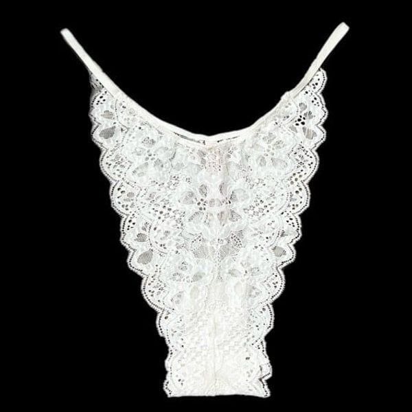 Victoria's Secret Dream Angels Sexy Brazilian Slip Panty White Xlarge