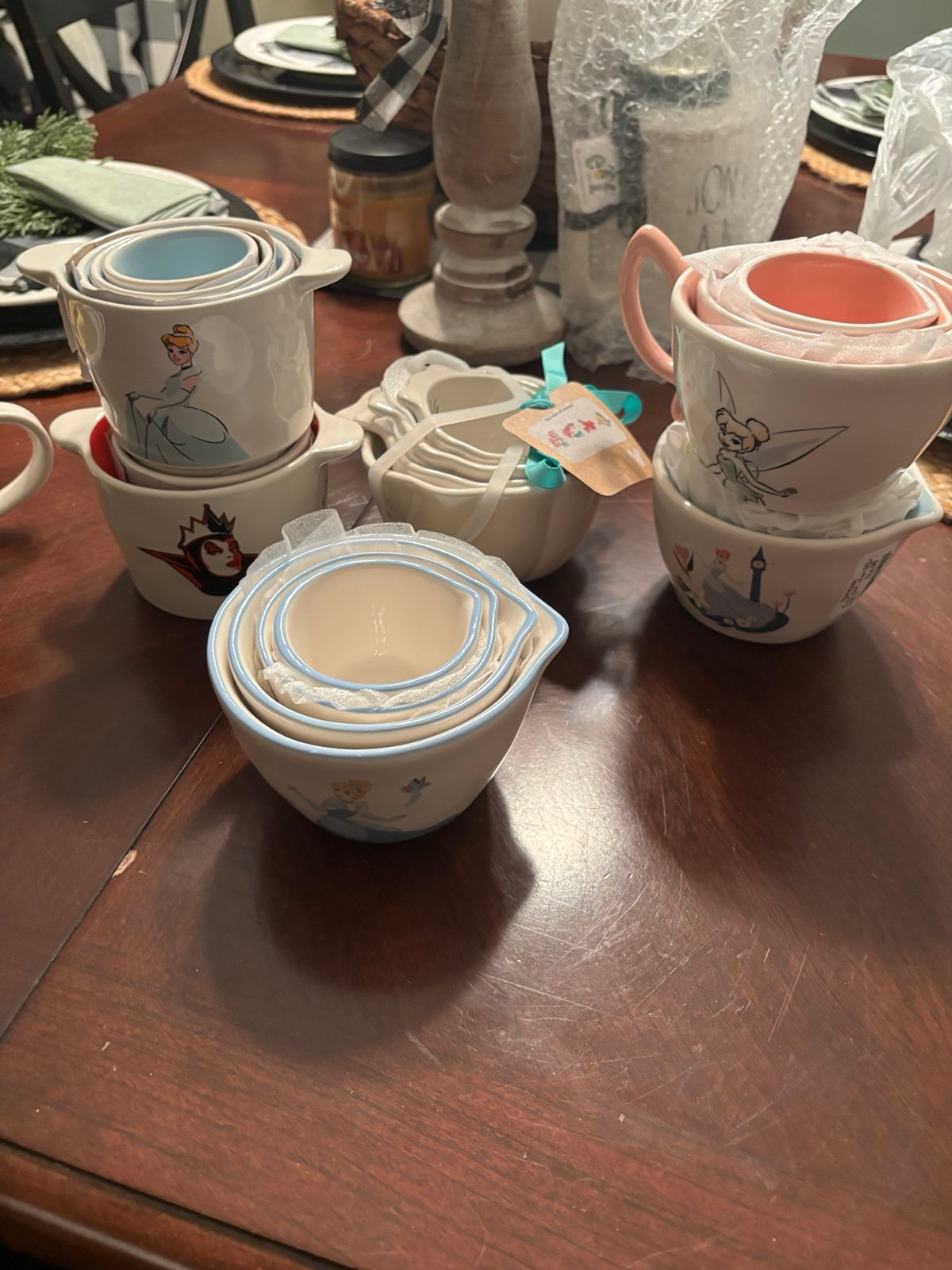Rae Dunn 6 Disney measuring cups
