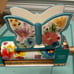 Pioneer woman butterfly floral napkin holder stoneware new with tag! BEAUTIFUL!