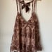 NEW Free People Swingin' It Romper In Withered Rose Size S