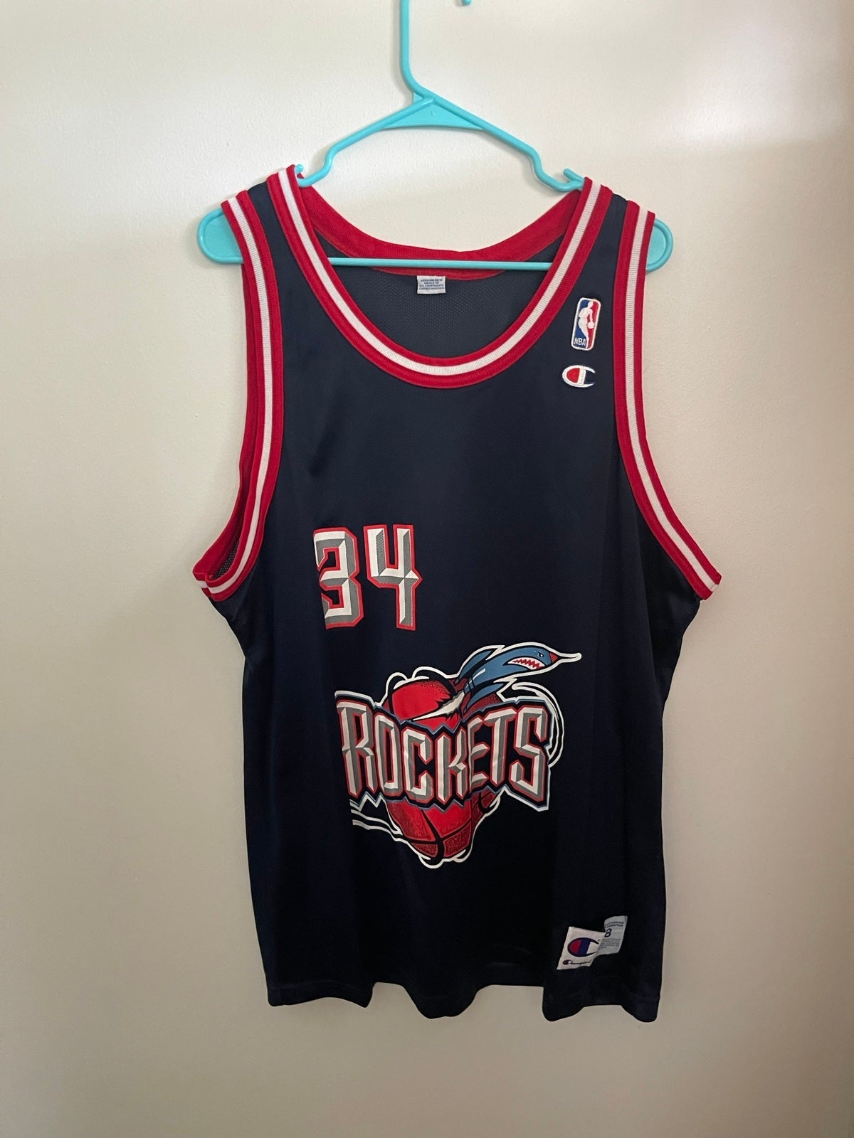 Rockets Champion Jersey Hakeem Olajuwon