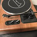 1 by ONE High Fidelity Belt Drive Bluetooth Turntable with Built-In Speakers
