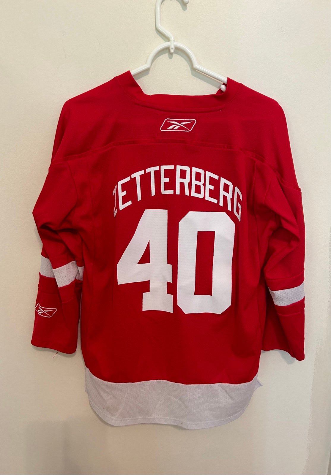 Red Wings Henrik Zetterburg #40 Youth Jersey L/XL