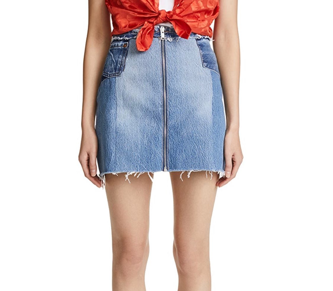 RE/DONE denim skirt size 26