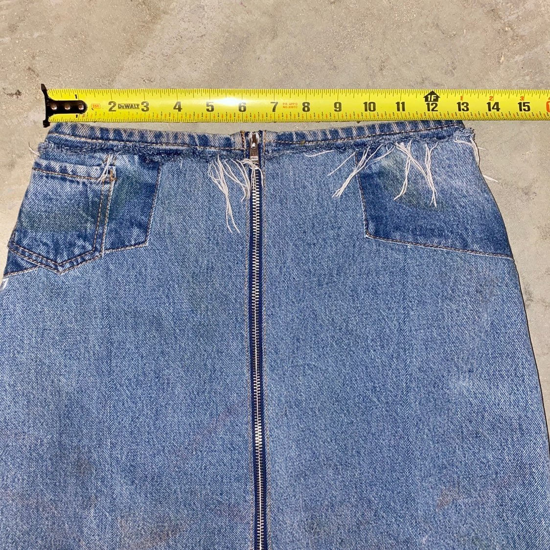 RE/DONE denim skirt size 26 - detail