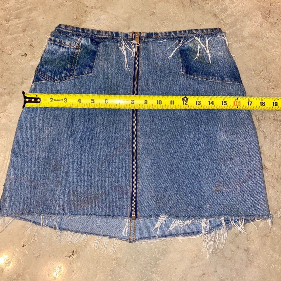 RE/DONE denim skirt size 26 - detail